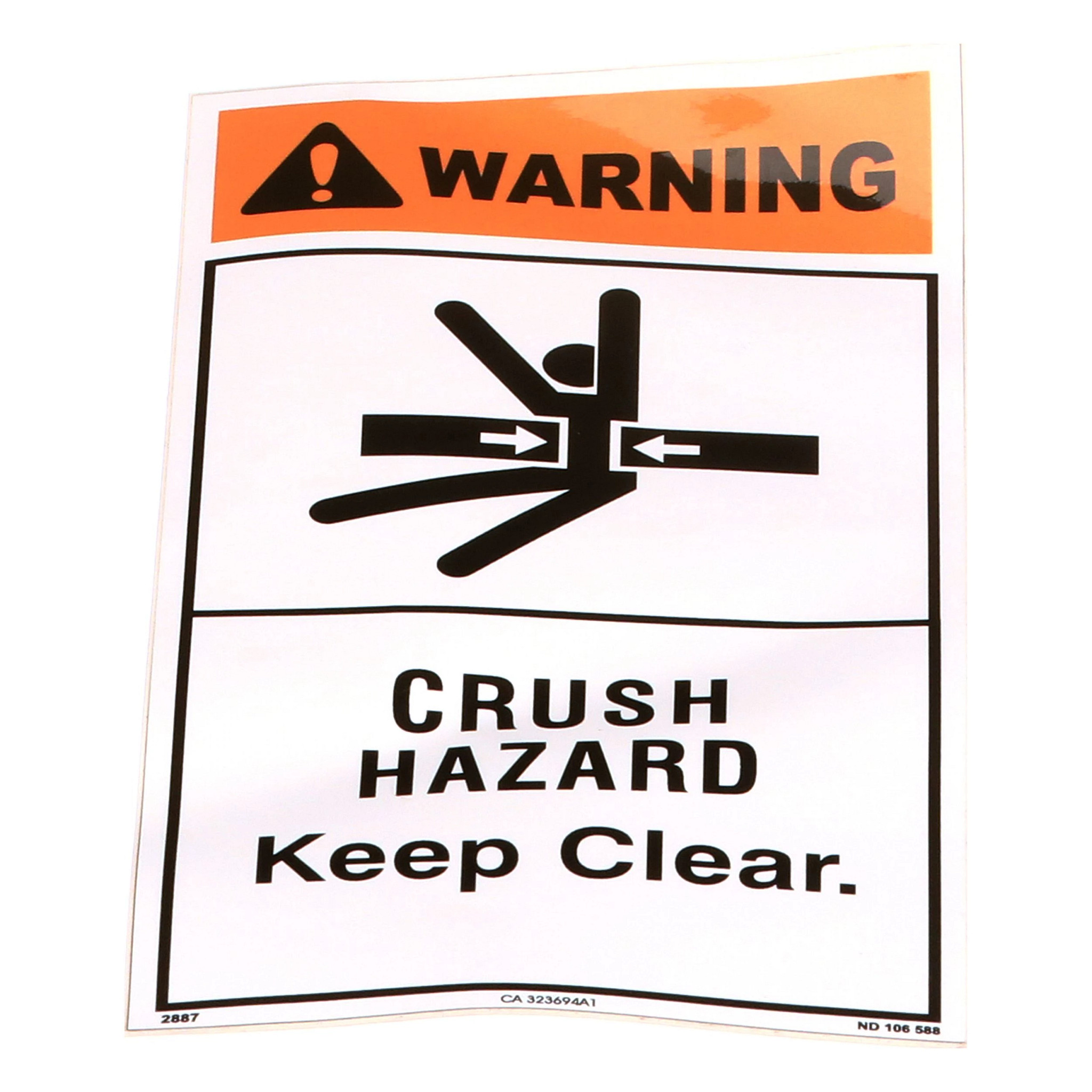 WARNING DECAL | CASECE | US | EN