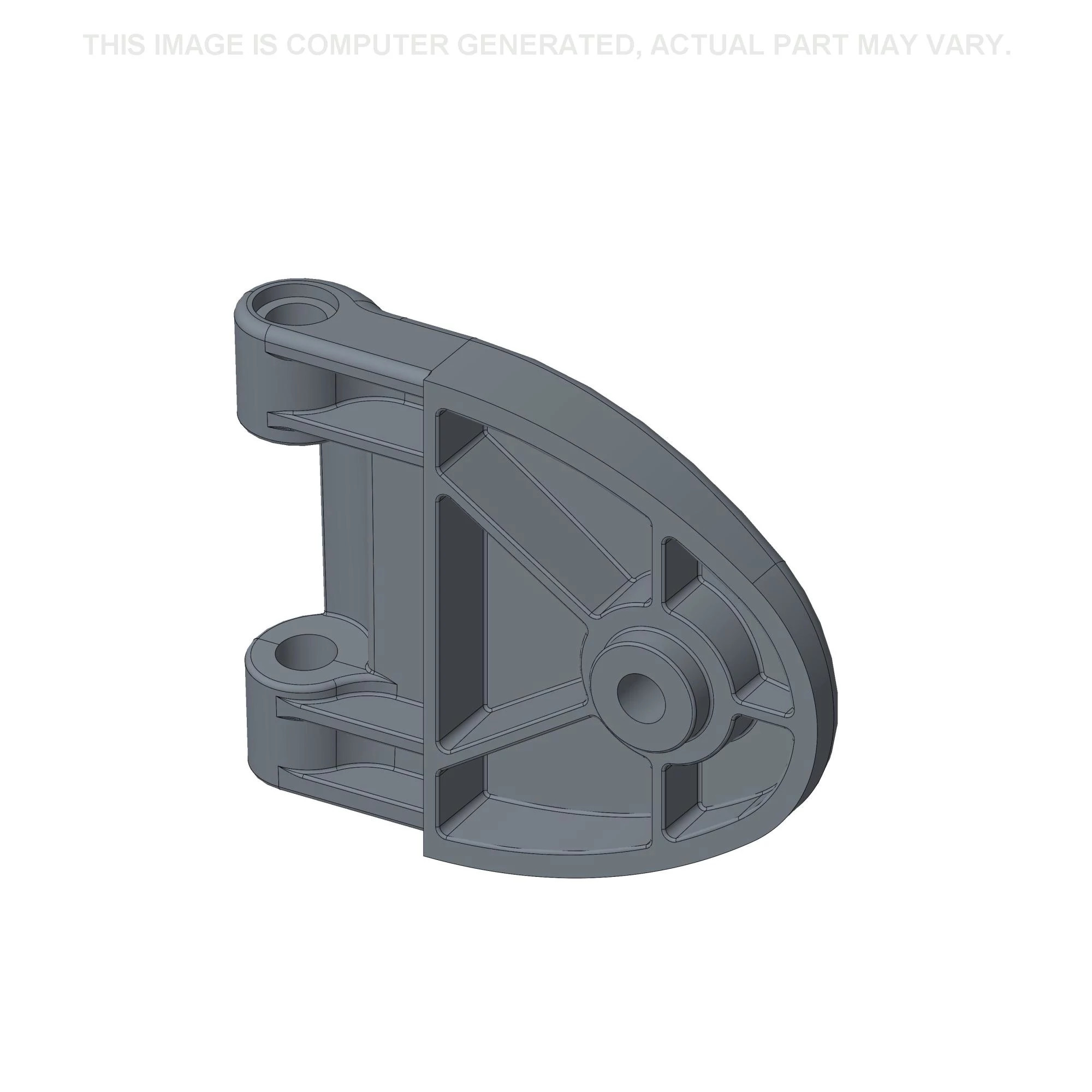 Upper Left-Hand Door Hinge - Black Plastic | NEWHOLLANDAG | CA | EN