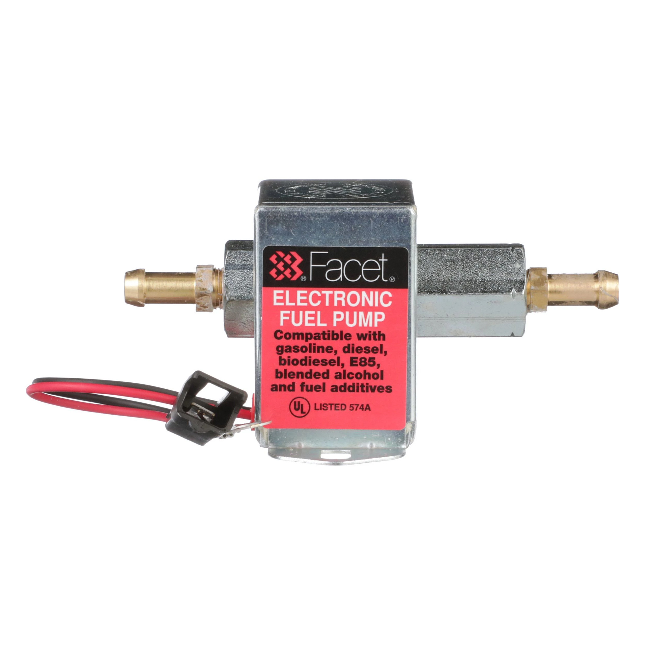 Bomba elétrica de elevação de combustível - zincada - 127 mm C x 62 mm A x 49 mm L