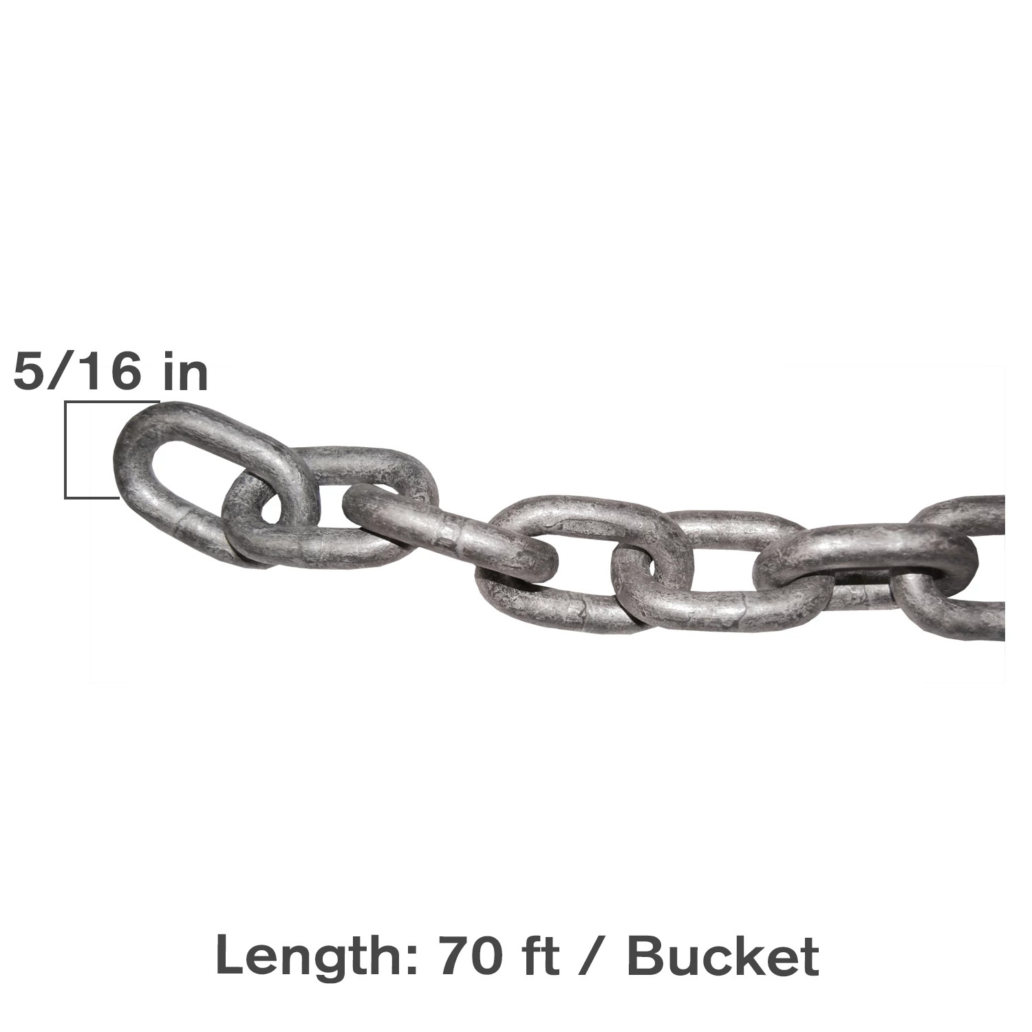 Grade 30 Chain in Bucket - 5/16