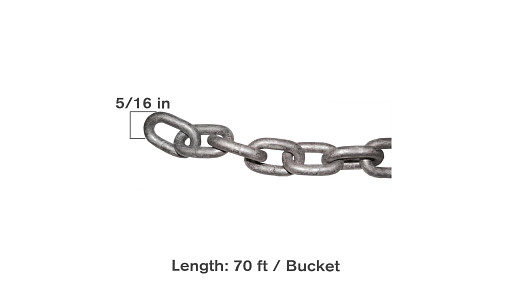 Grade 30 Chain In Bucket - 5/16