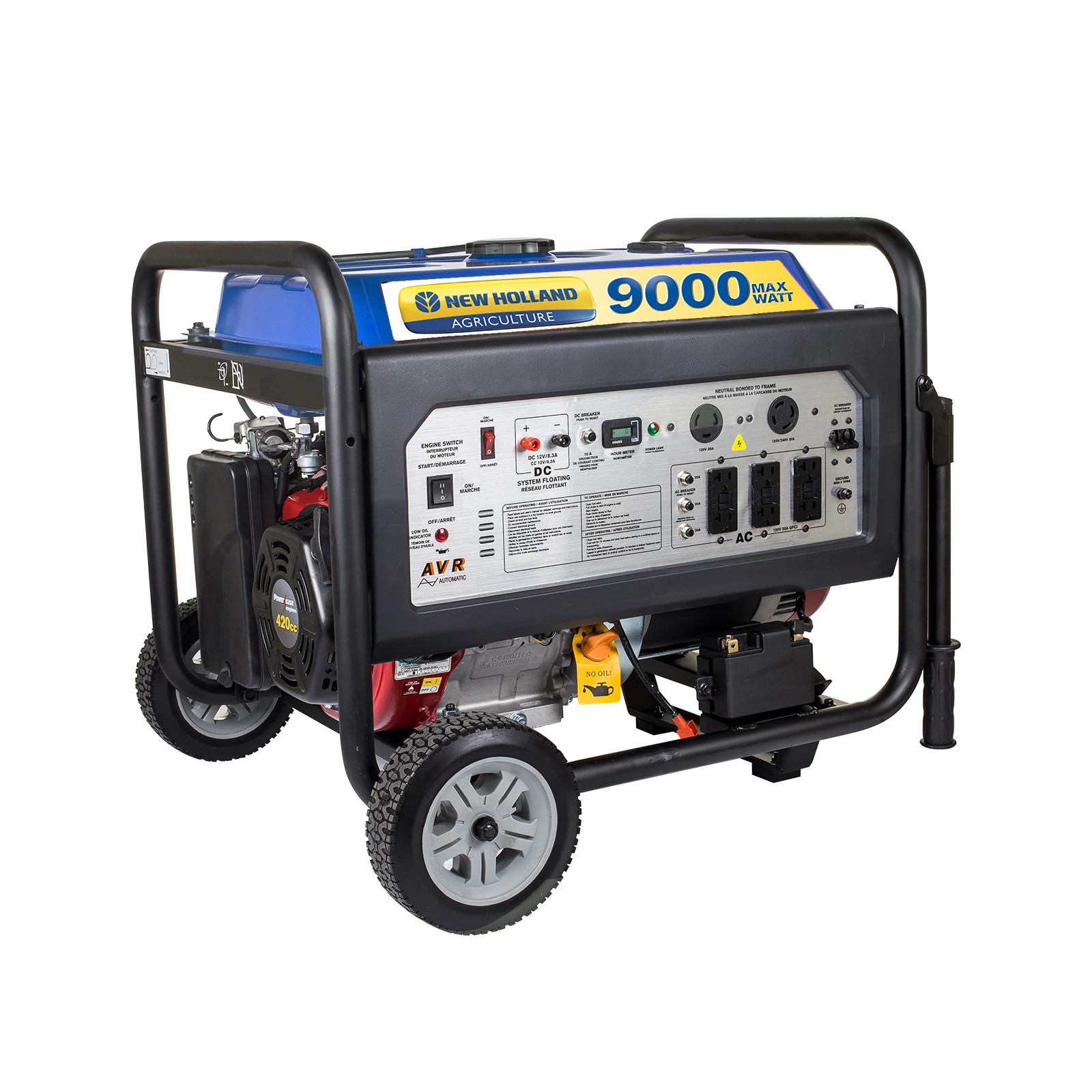 9000-Watt Gas Generator - MN9000ER-P8