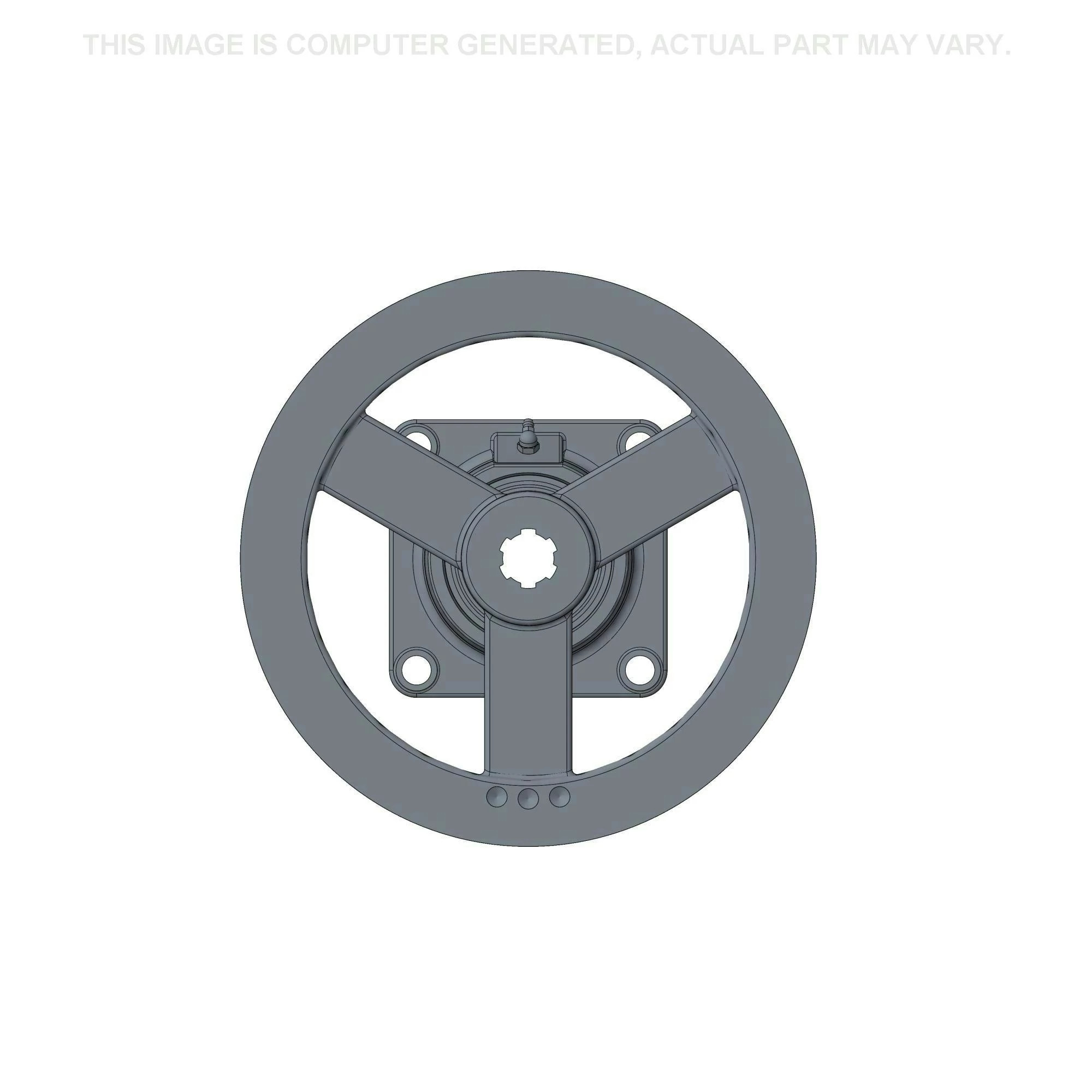 Conjunto da polia - 4 ranhuras - 85,8 mm L x 335 mm DE