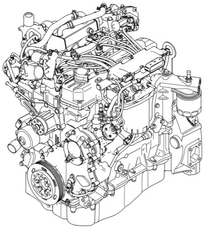 ENGINE PN 5802132831 - 55KW | CASECE | BR | PT