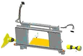 Kit adaptador da plataforma de milho da colheitadeira