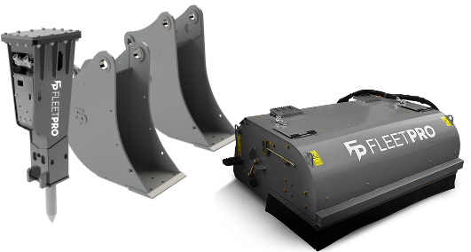 Implementos FLEETPRO para máquinas de construção New Holland Construction