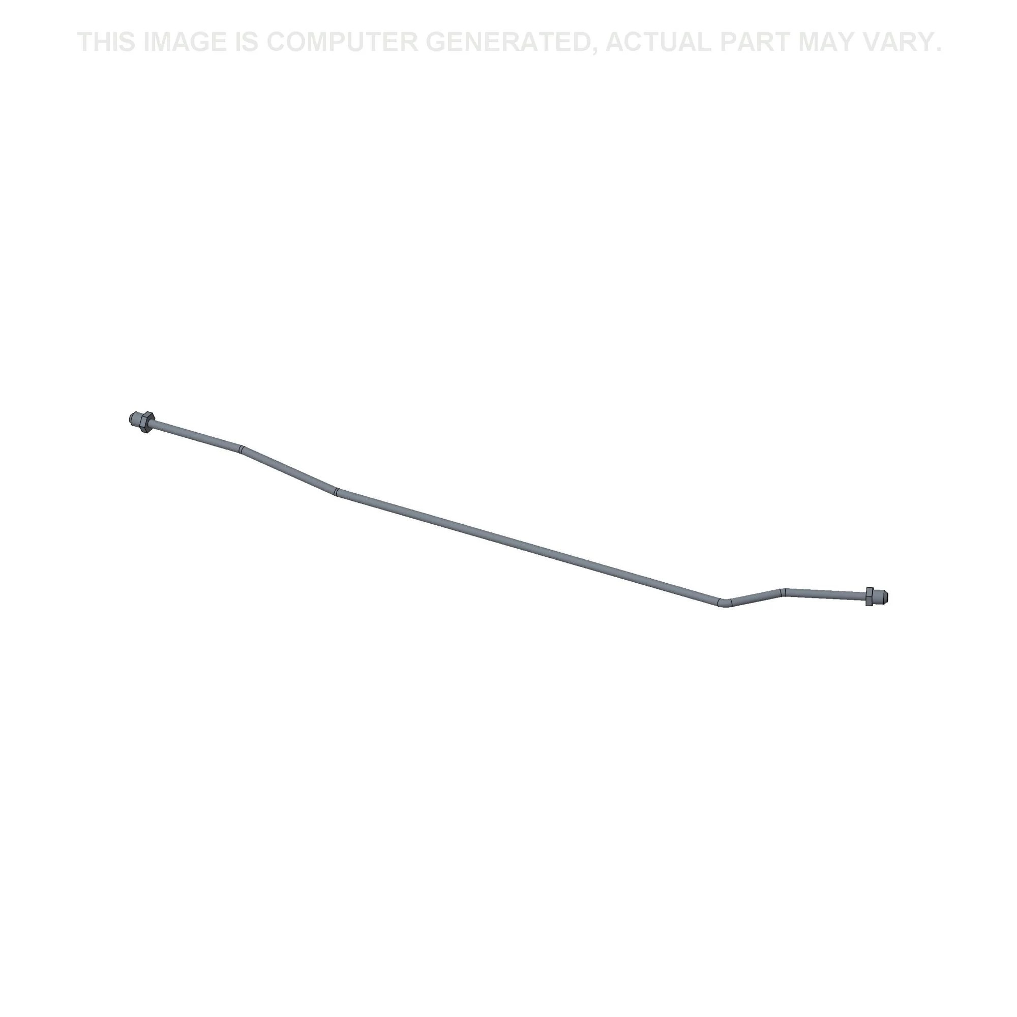 Control Valve Tilt Cylinder Tube - Upper Port - 9.5 mm OD x 900.5 mm L | CASECE | US | EN
