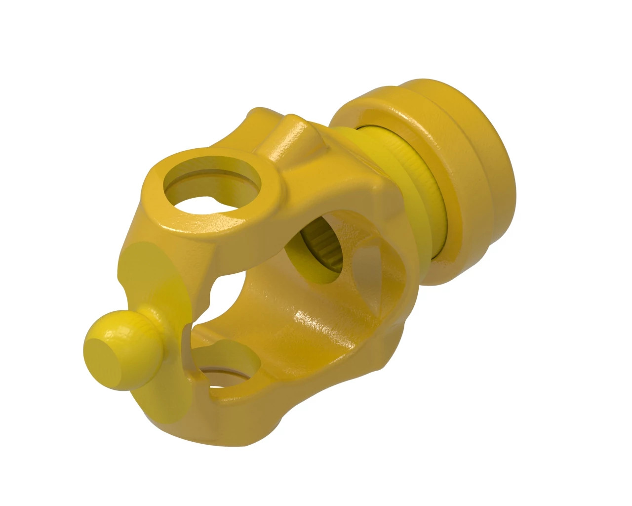 AB7N-80 and AW36-80 Series Yoke - 1 3/8-21 Spline Bore - Safety Slide Lock Connection | NEWHOLLANDAG | CA | EN