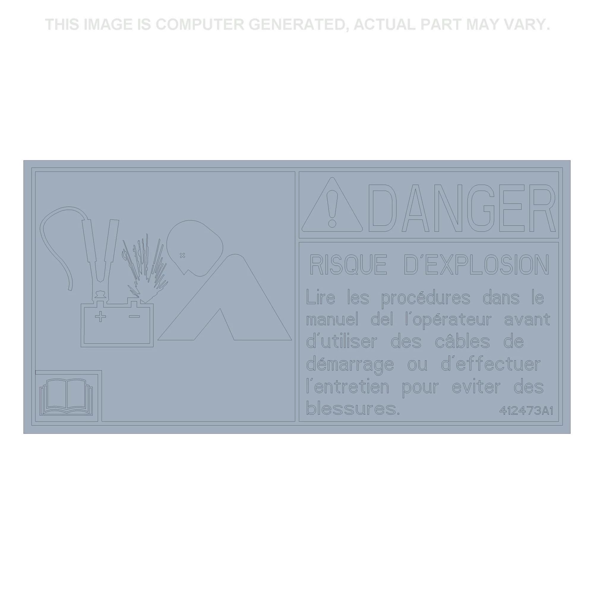 DANGER DECAL | MILLER | CA | EN