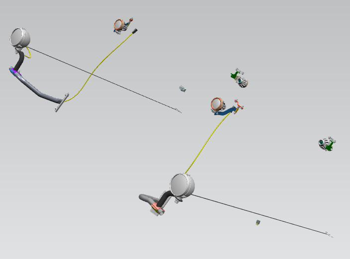 Kit da luci da lavoro LED con luci per la circolazione su strada per trasmissione destra | NEWHOLLANDCE | EU | IT