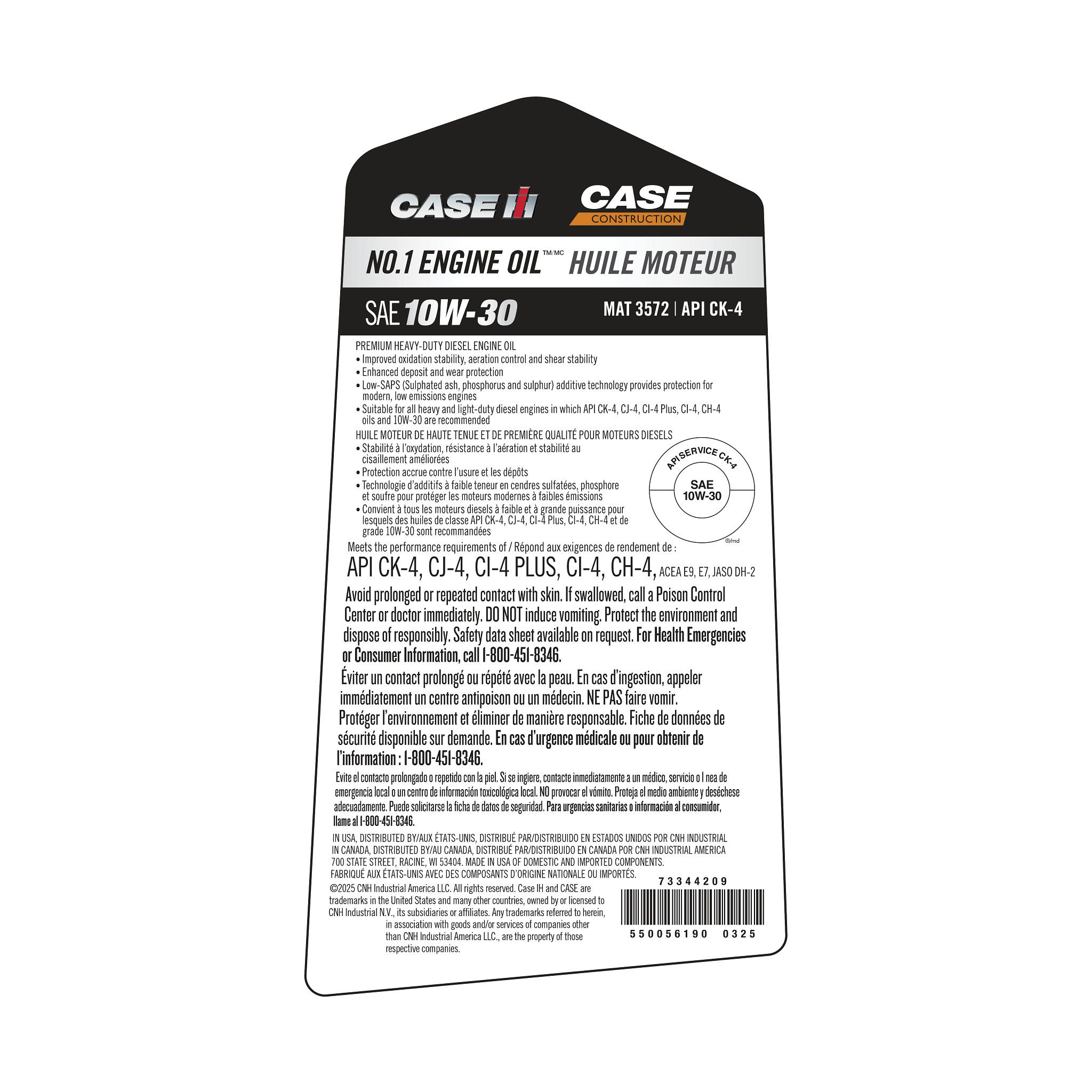 ENGINE OIL | CASECE | US | EN