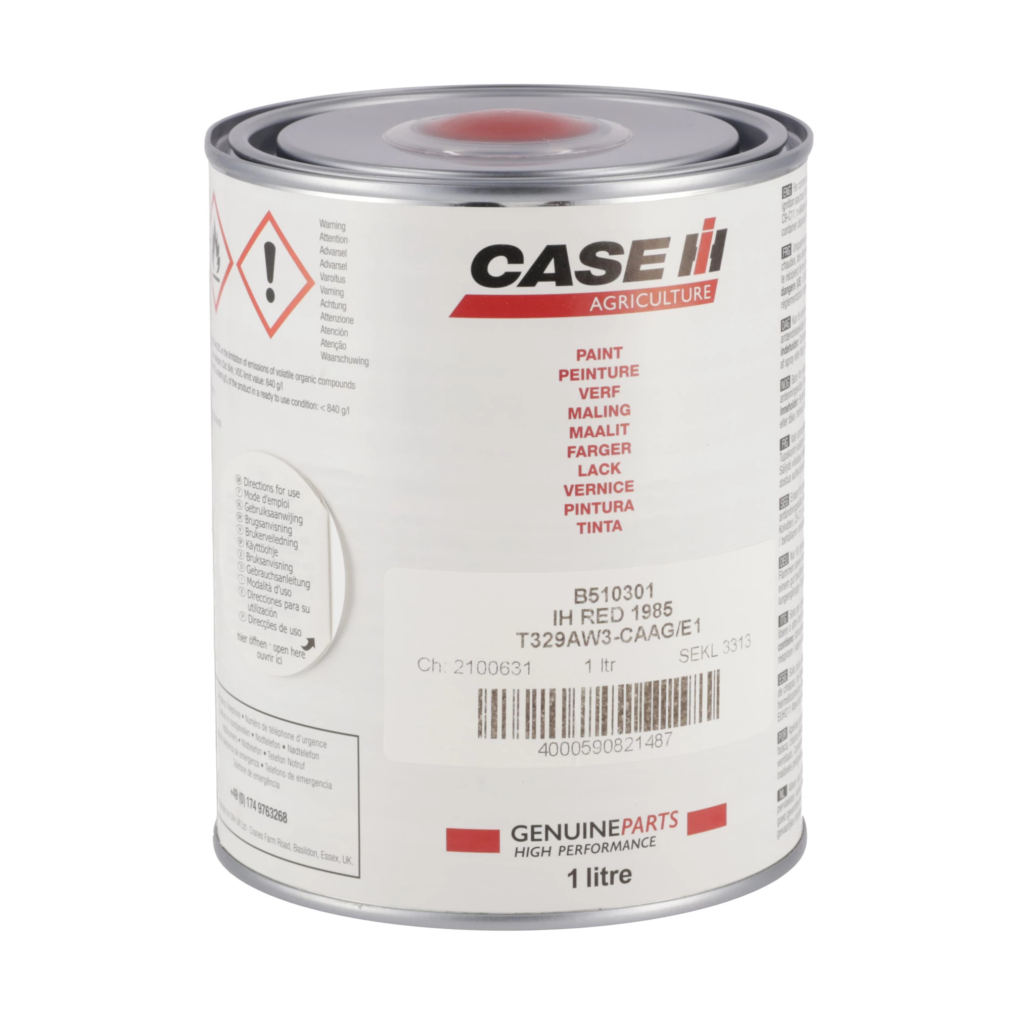 Case IH Red Paint 1 L Can B510301 MyCNH US Store
