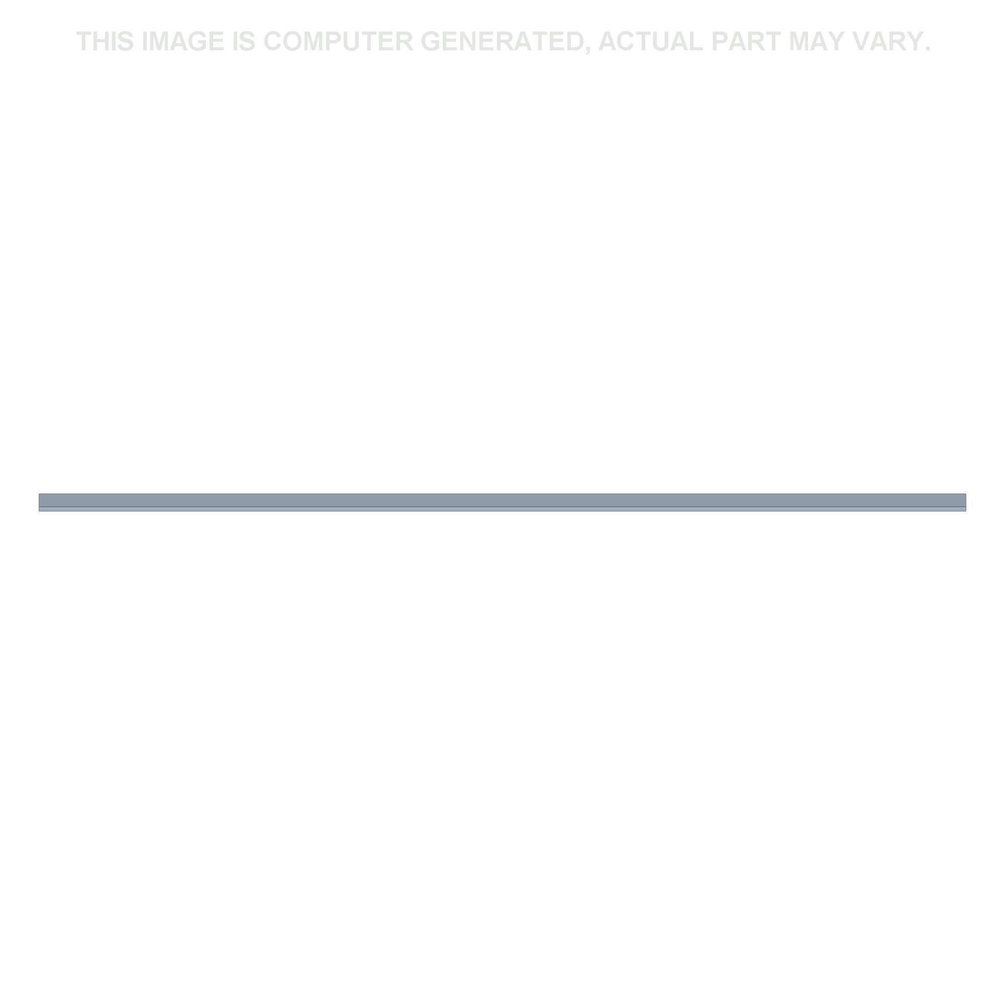 Borda de corte parafusada - Centro - 254 mm C x 1324 mm C