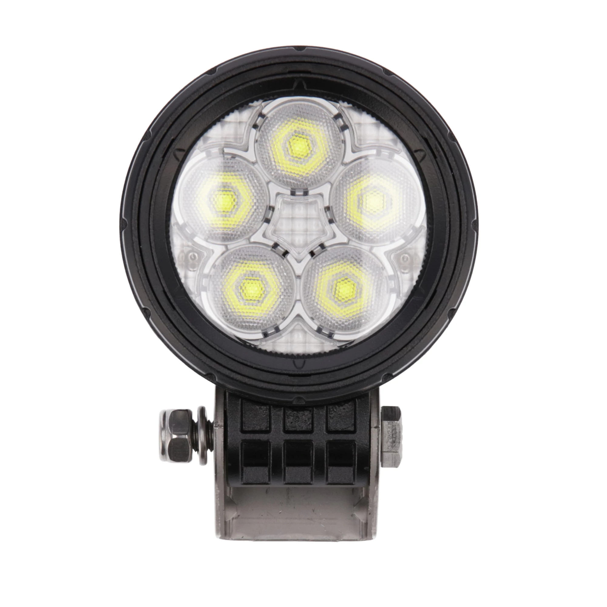 Luz de trabalho LED - redonda pequena - 10/36 volts - 25 watts