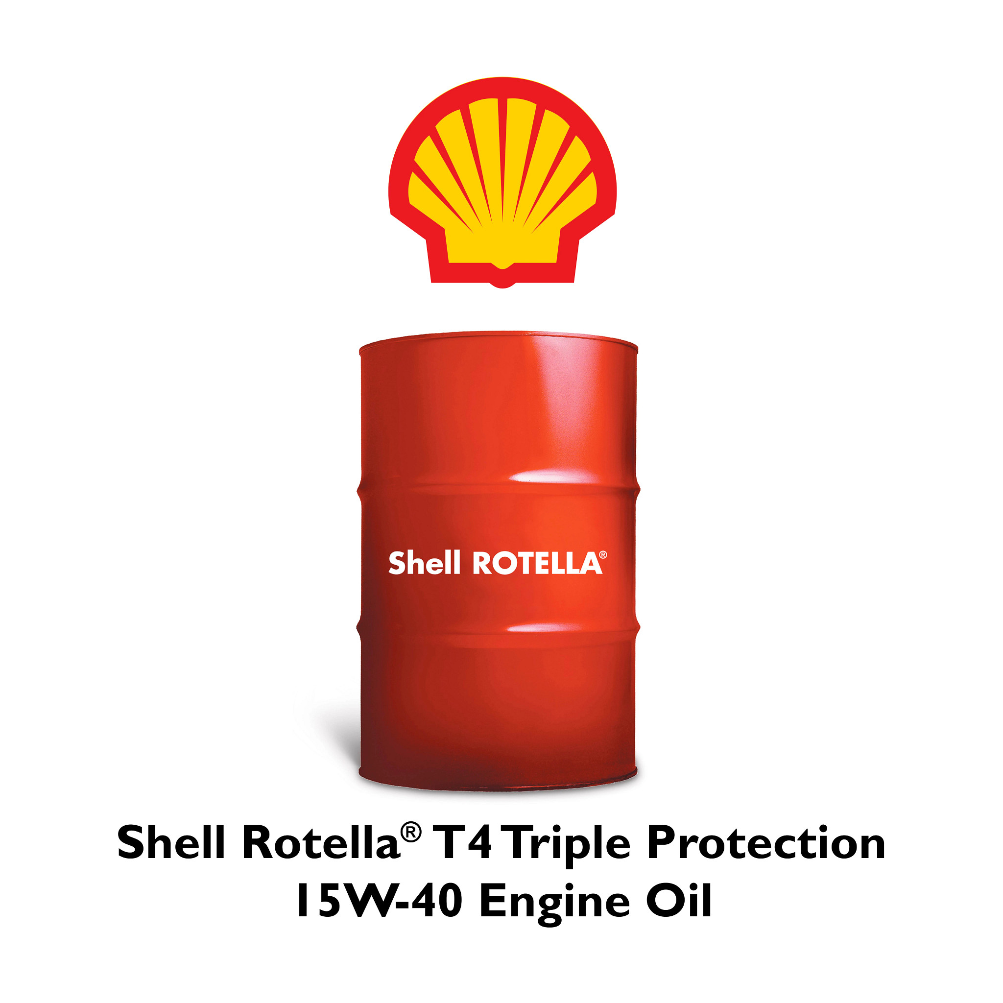 Shell Rotella® T4 Triple Protection® Diesel Engine Oil - 15W-40 - 55 Gal./208.19 L | MILLER | CA | EN