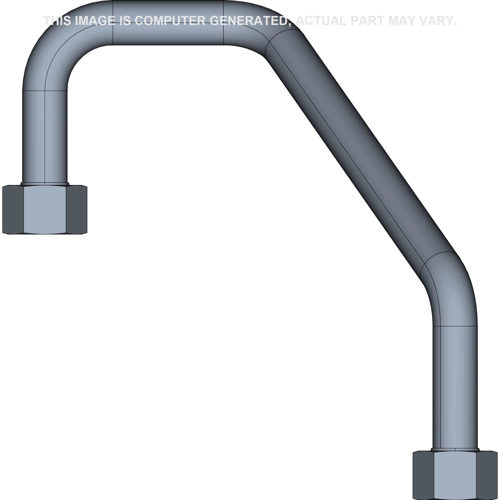 Loader Lift Rod End Tube - 25.40 mm OD