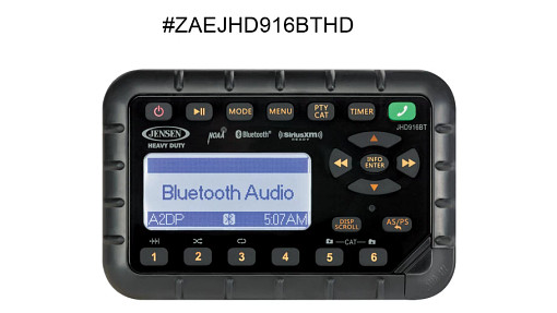 Jensen Heavy-duty Bluetooth Weatherproof Mini Radio | NEWHOLLANDCE | CA | EN
