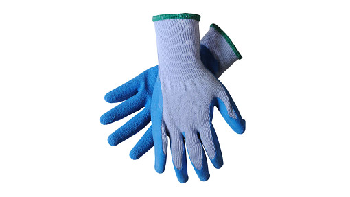 Blue Rubber Work Gloves - X-large | CASECE | US | EN