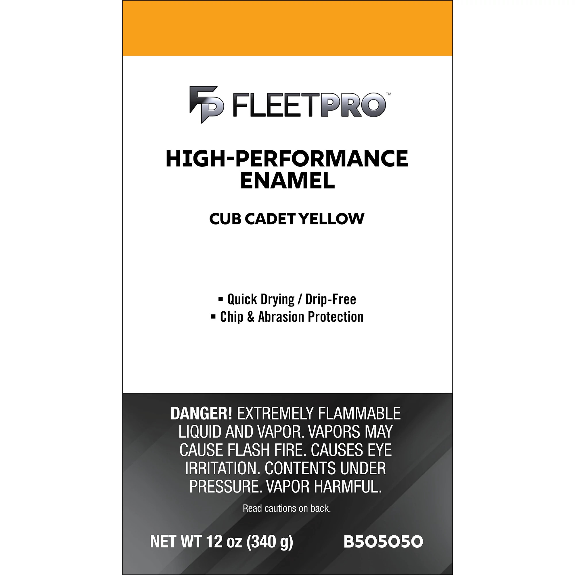 Cub Cadet Yellow Enamel Paint - 12 oz/340 g Spray Can | CASECE | CA | EN
