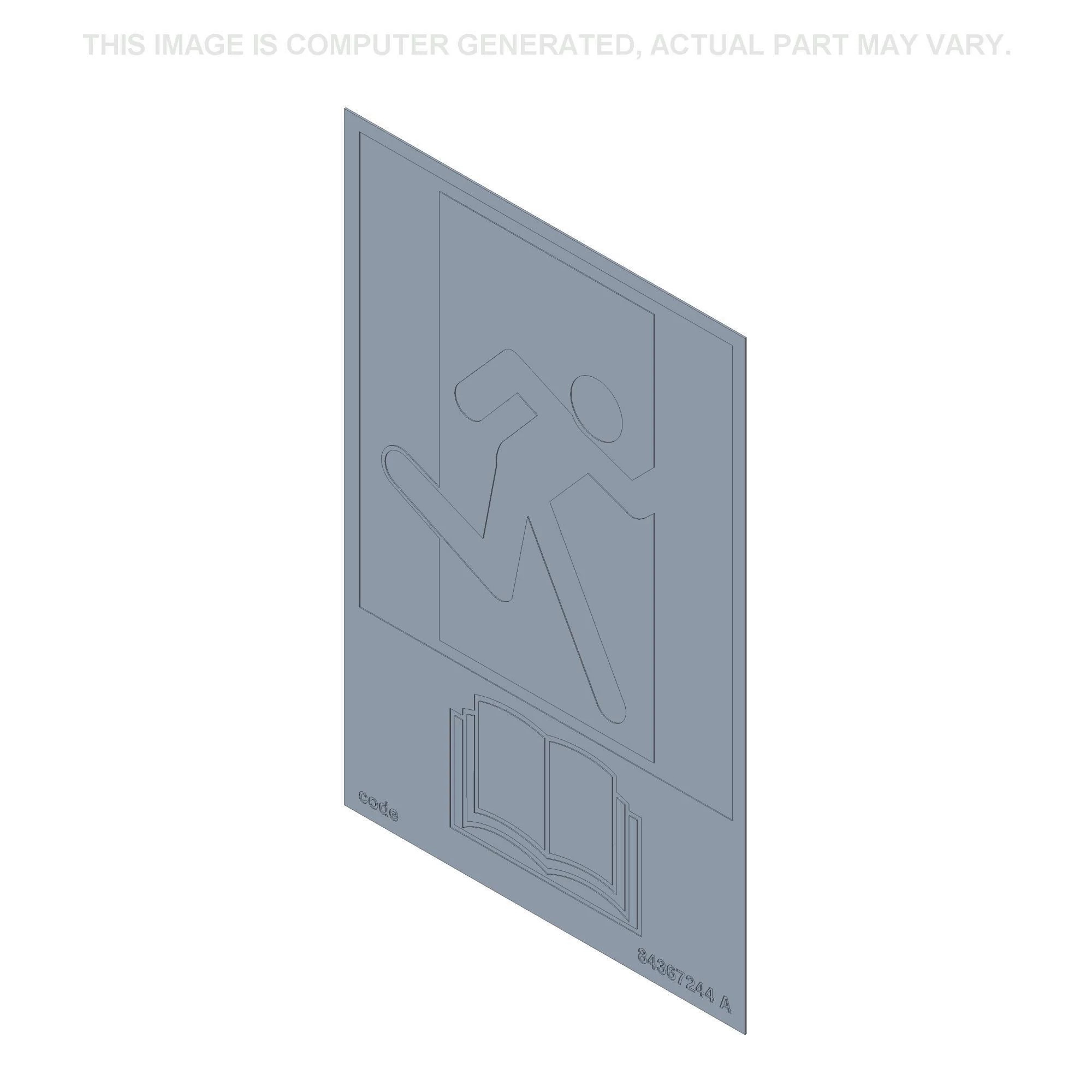 Emergency Exit Decal