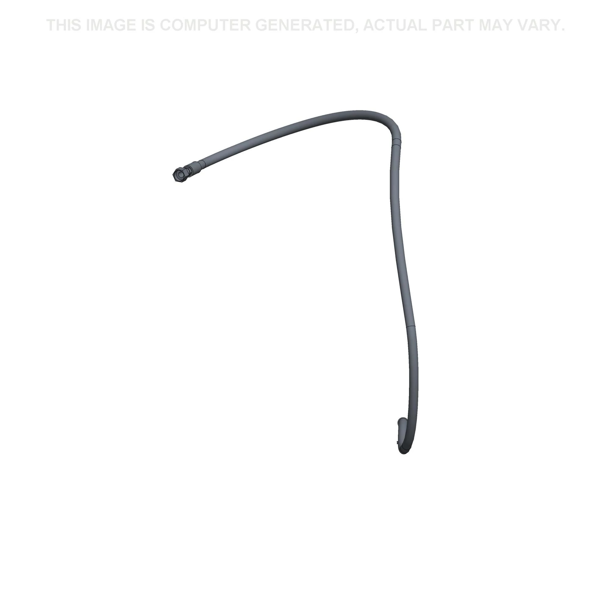 Upper Front Wheel Motor Port Hose - 19.05 mm ID x 2946.4 mm L