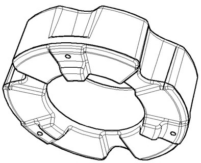 Kit do lastro da roda traseira - 2 x 455 kg