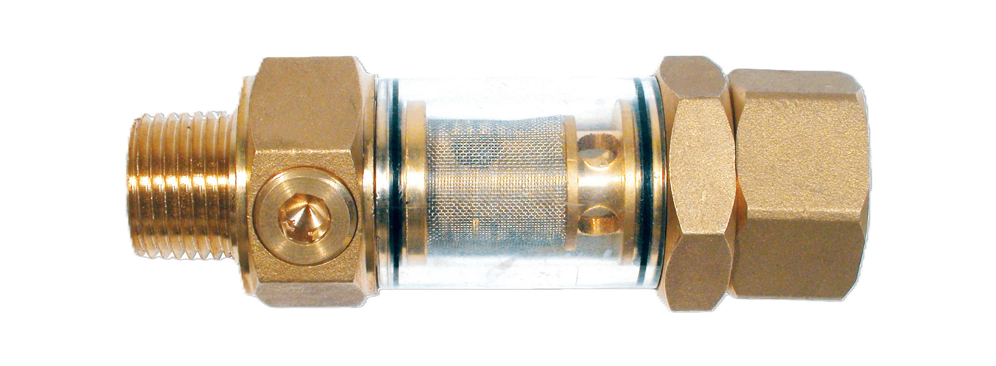 Water Garden Hose Inlet Filter - 1/2" MNPT x 3/4" FGHT - MCNH300055C