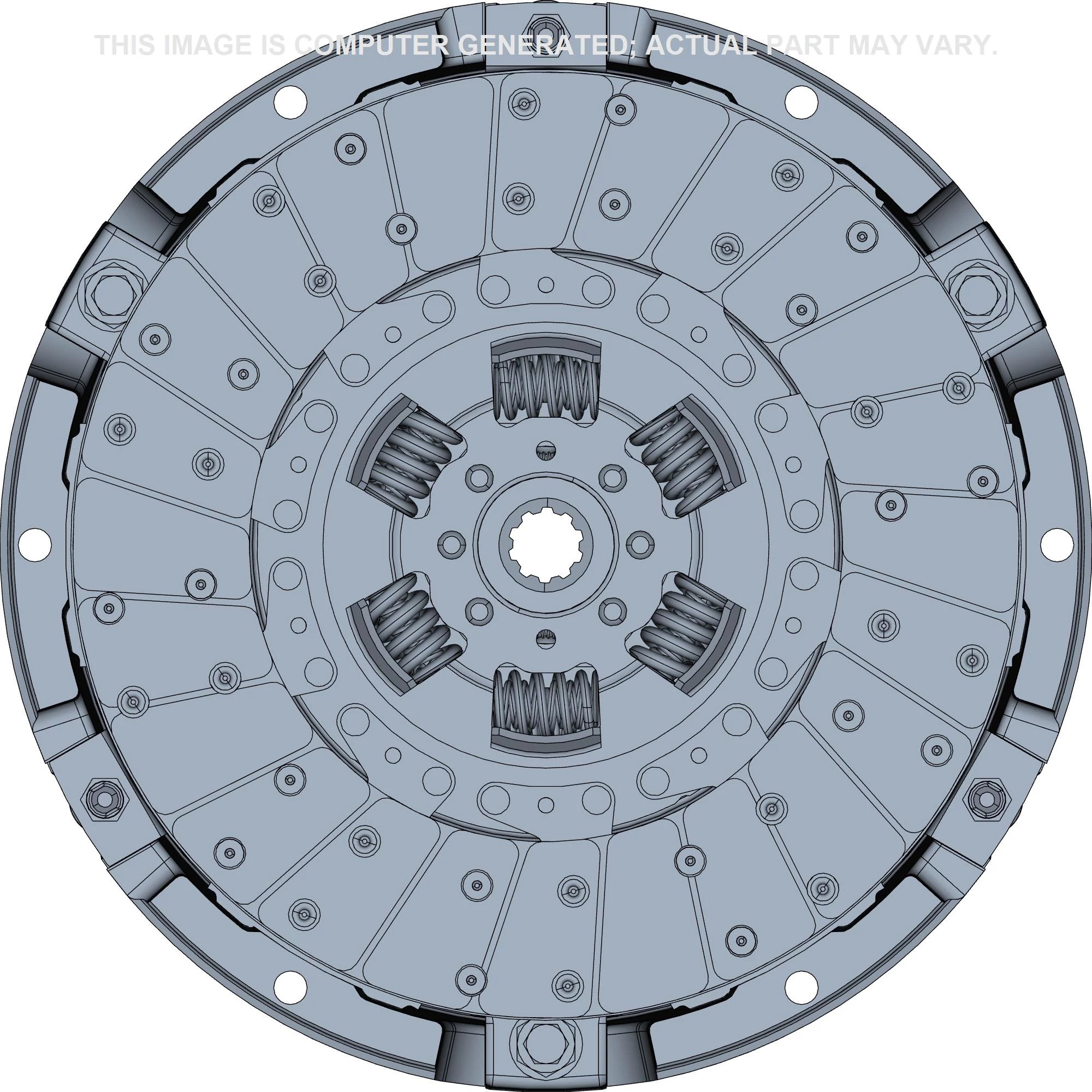 Conjunto de Embreagem e disco - 361,5 mm DE x 144 mm L