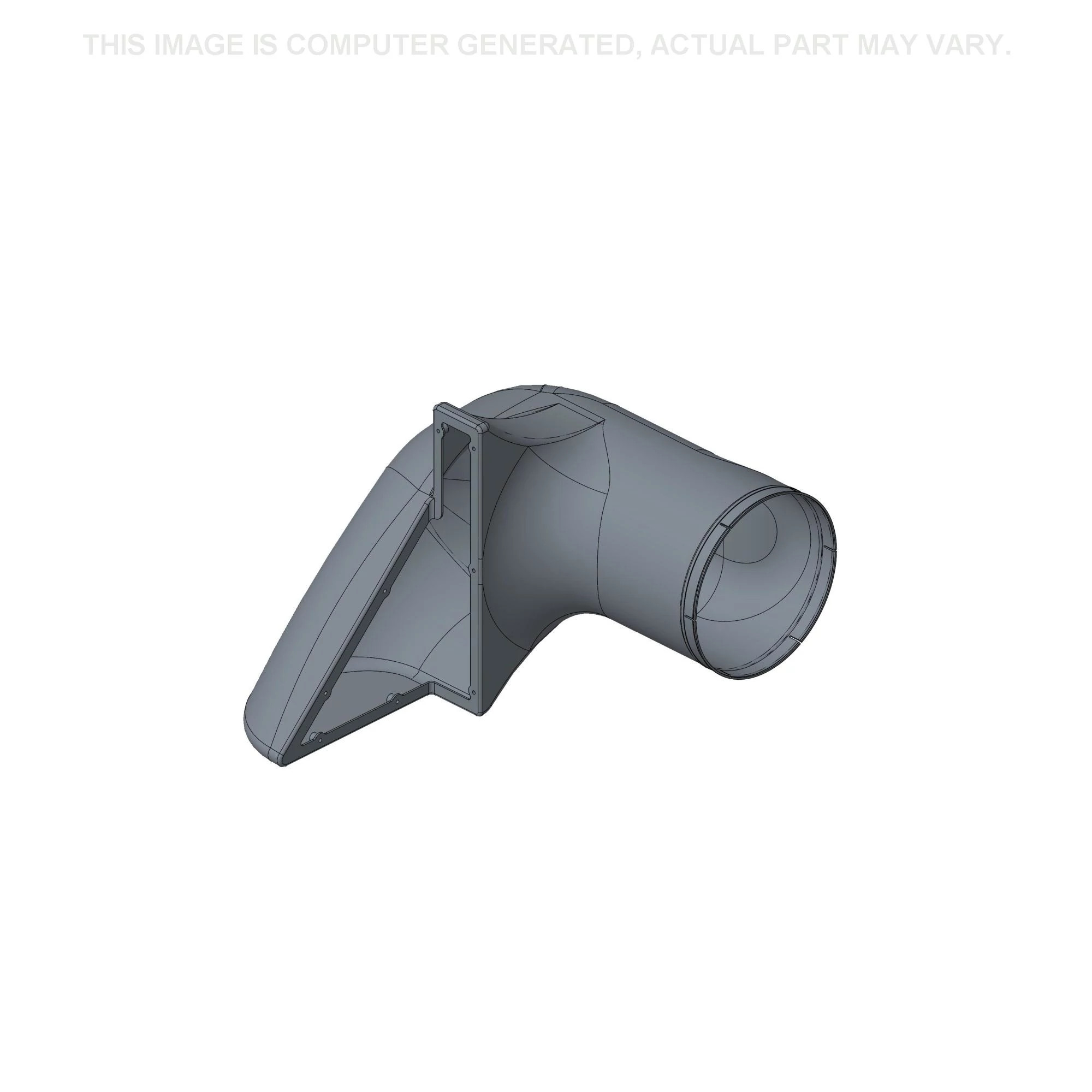 Conduta de ar - 495 mm A x 606 mm L x 287 mm DI | CASECE | BR | PT