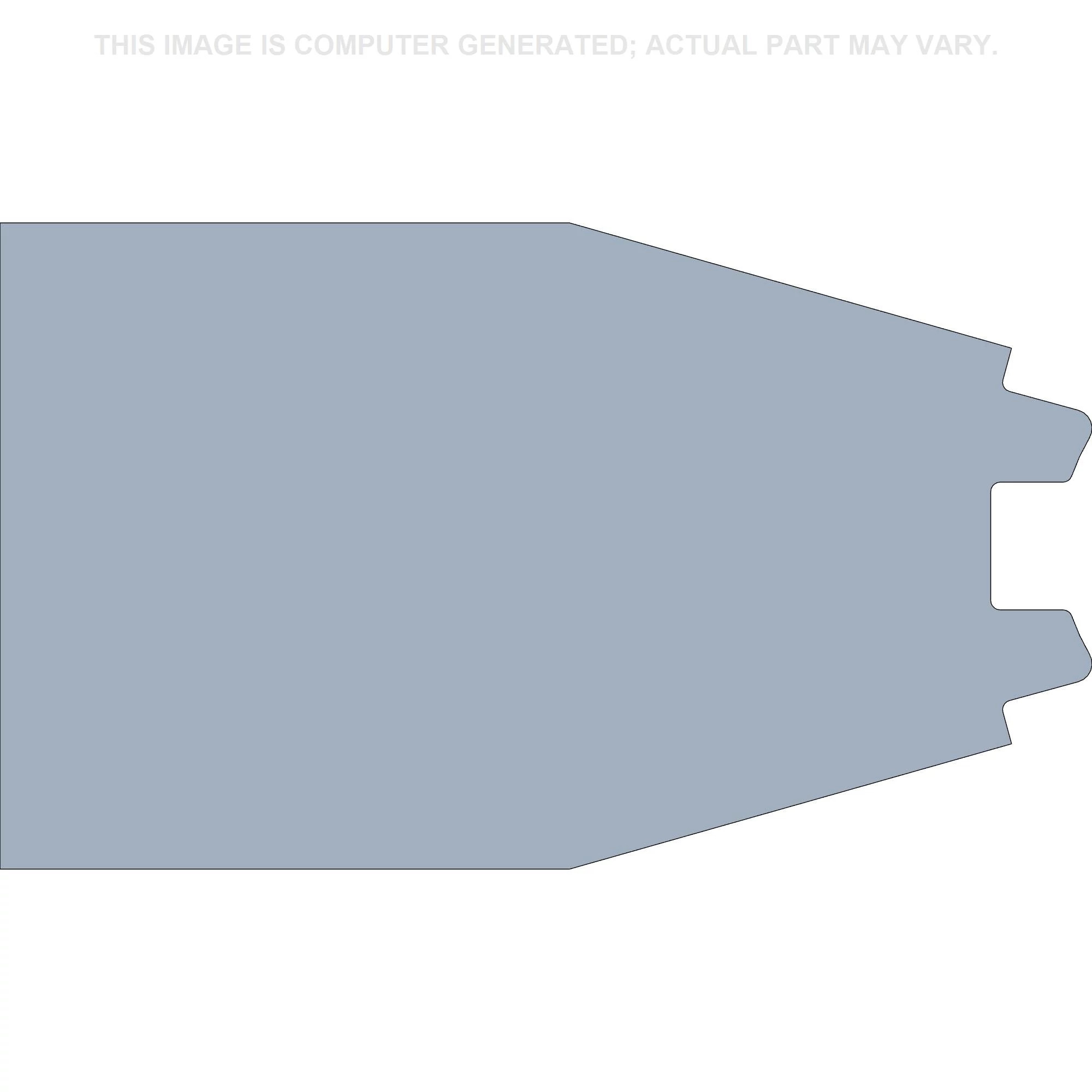 Guarnição do extrator do filtro de poeiras - 581 mm C x 344 mm L x 7 mm Esp