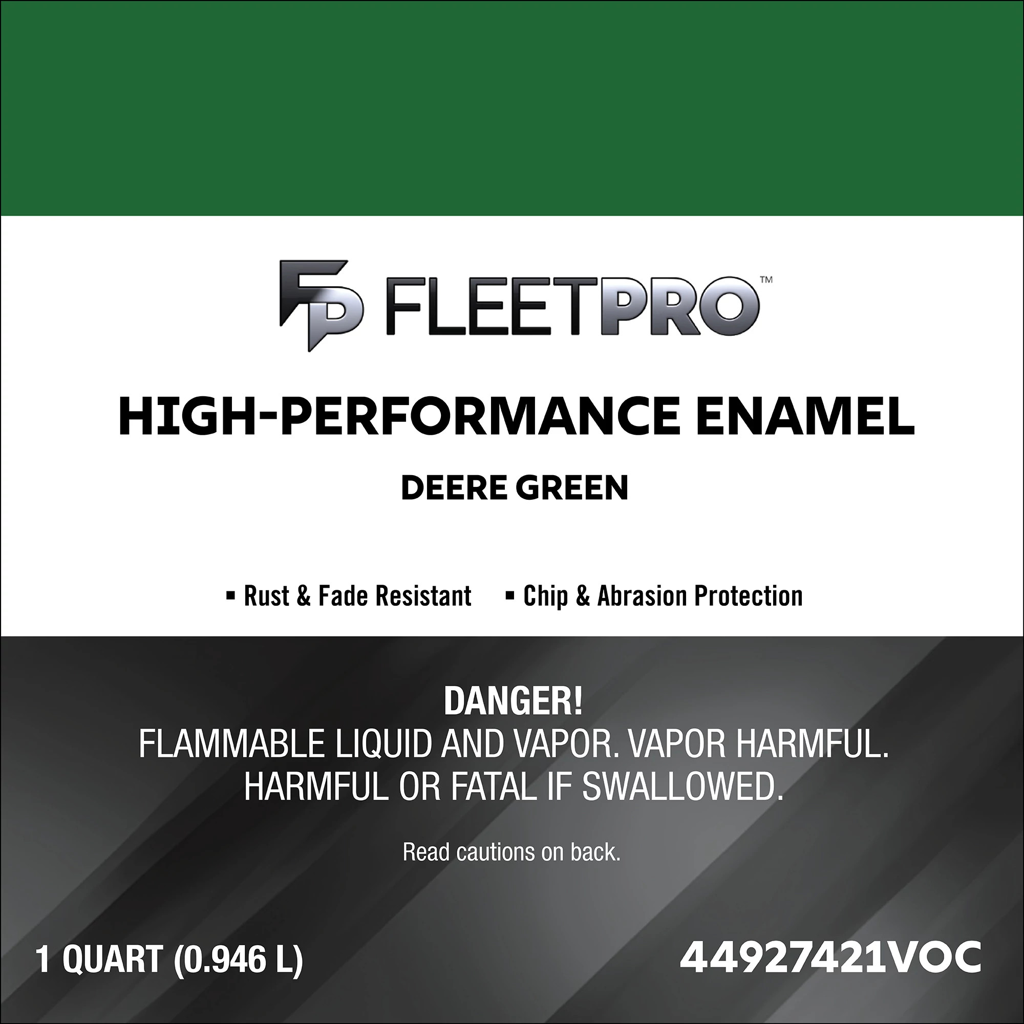 Deere Green Enamel Paint - Low VOC - 1 qt/946 ml Can | CASECE | CA | FR