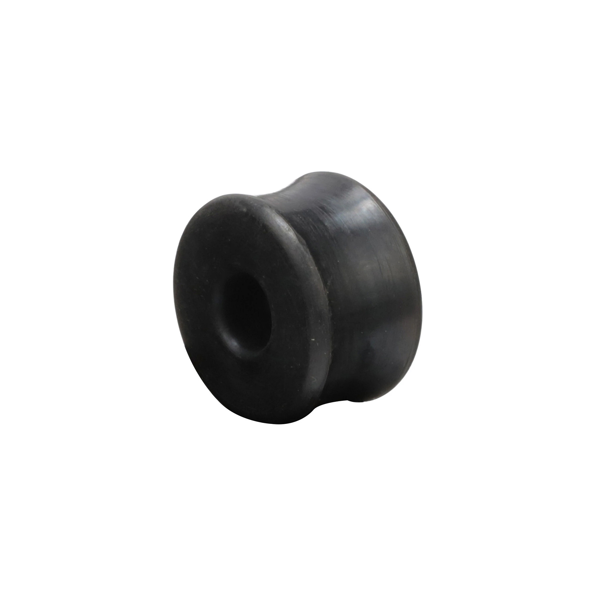 Apoio de borracha - 15 mm DI x 45 mm DE x 27 mm L