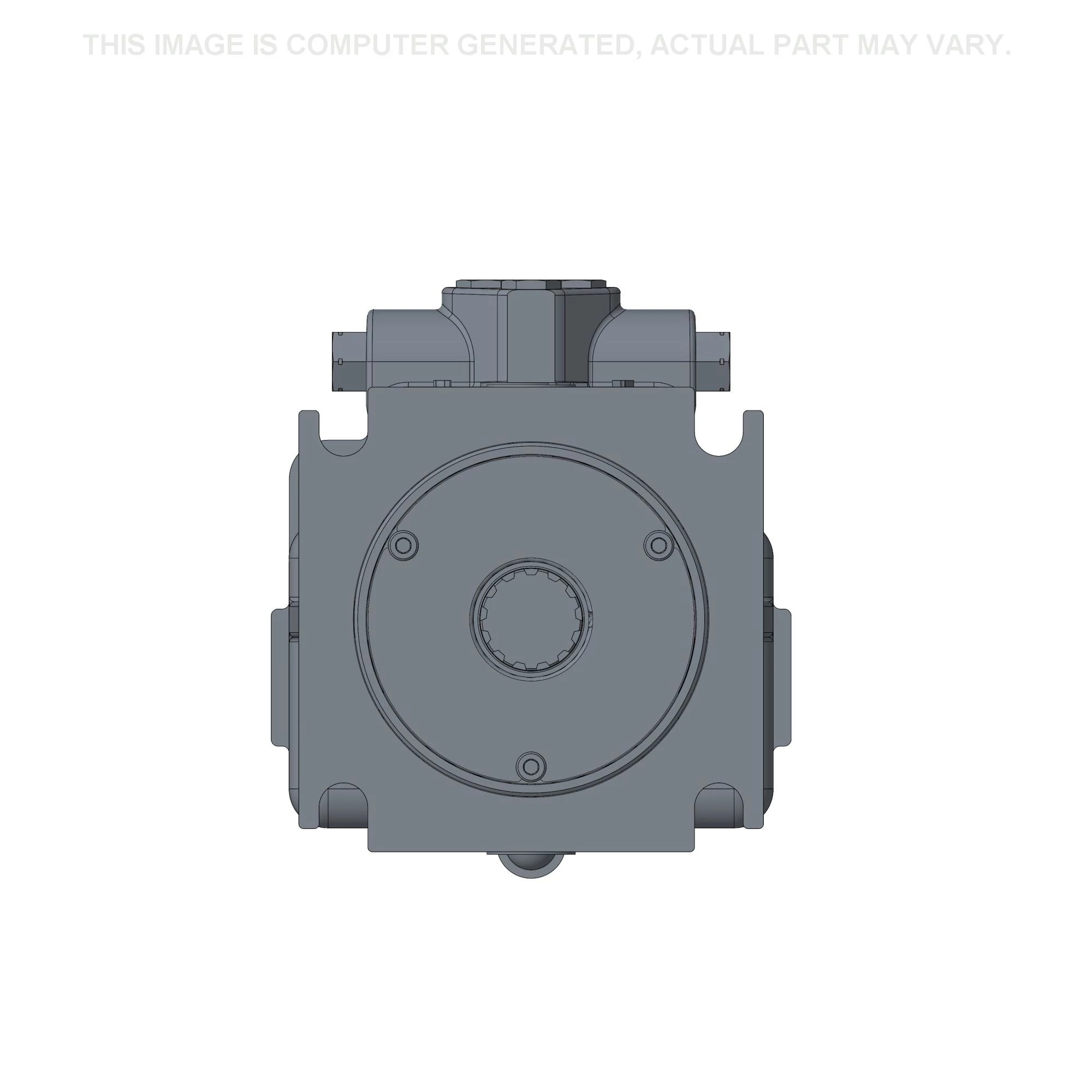 Motor de transmissão hidrostática - 381 mm C x 257 mm A x 224 mm L