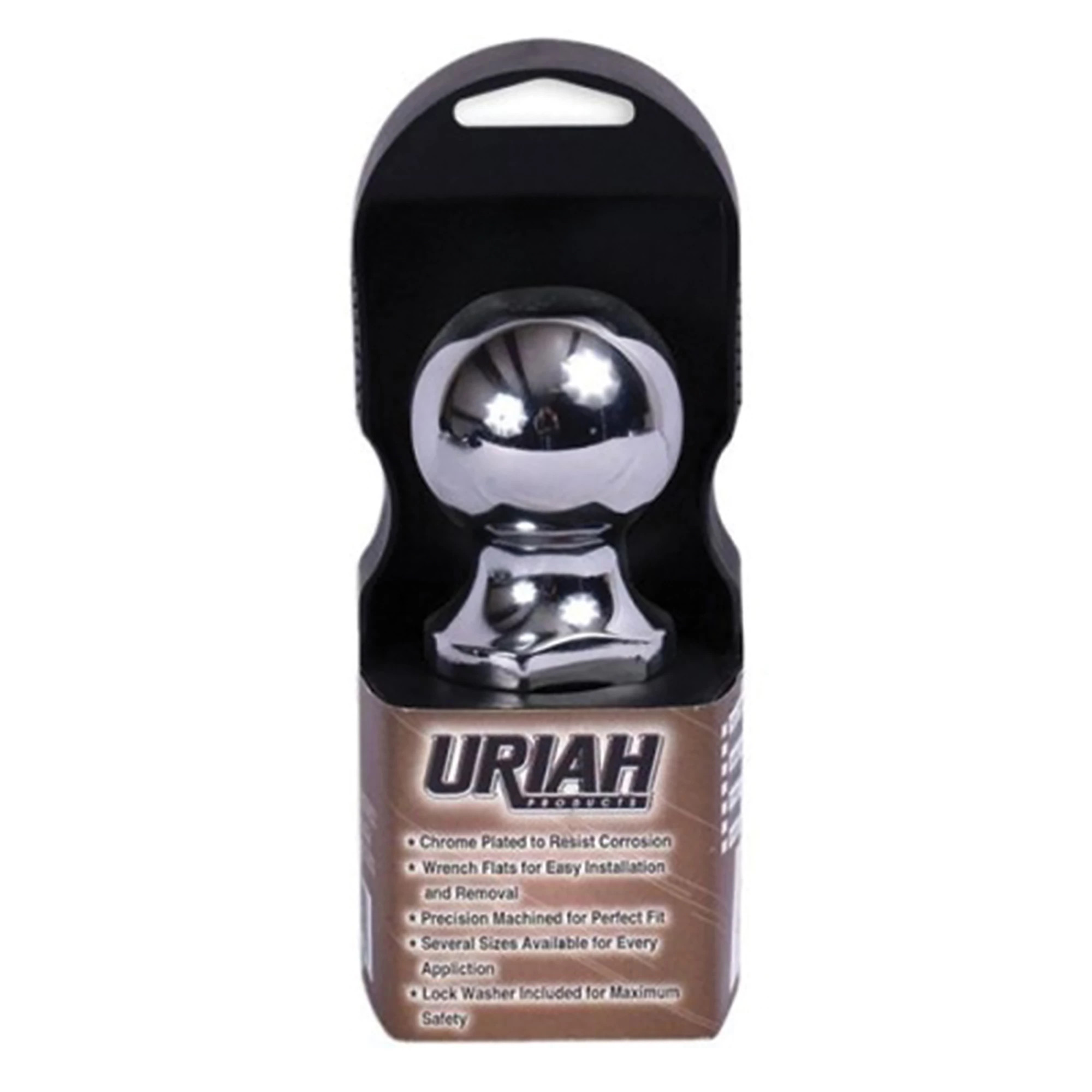Trailer Hitch Ball - 1 7/8" x 1" x 2" Shank - Chrome-Plated - 2,000 lbs GTW - 157055FP