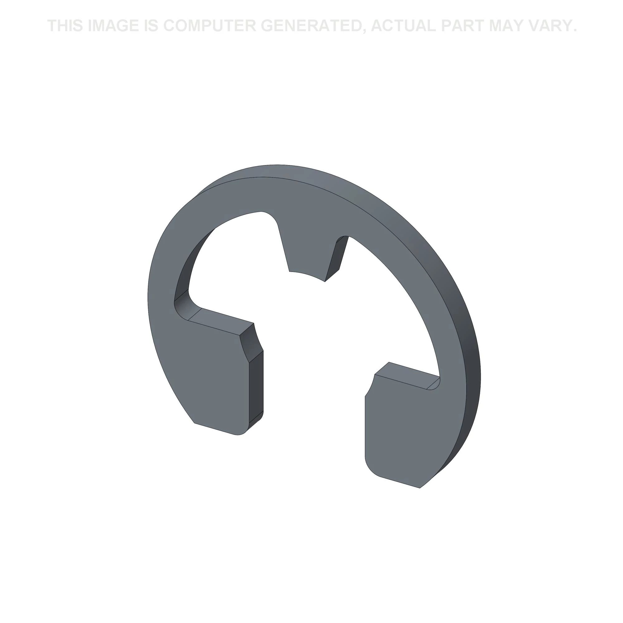 Anel elástico tipo E - 9,3 mm DE x 0,72 mm Esp | CASECE | BR | PT