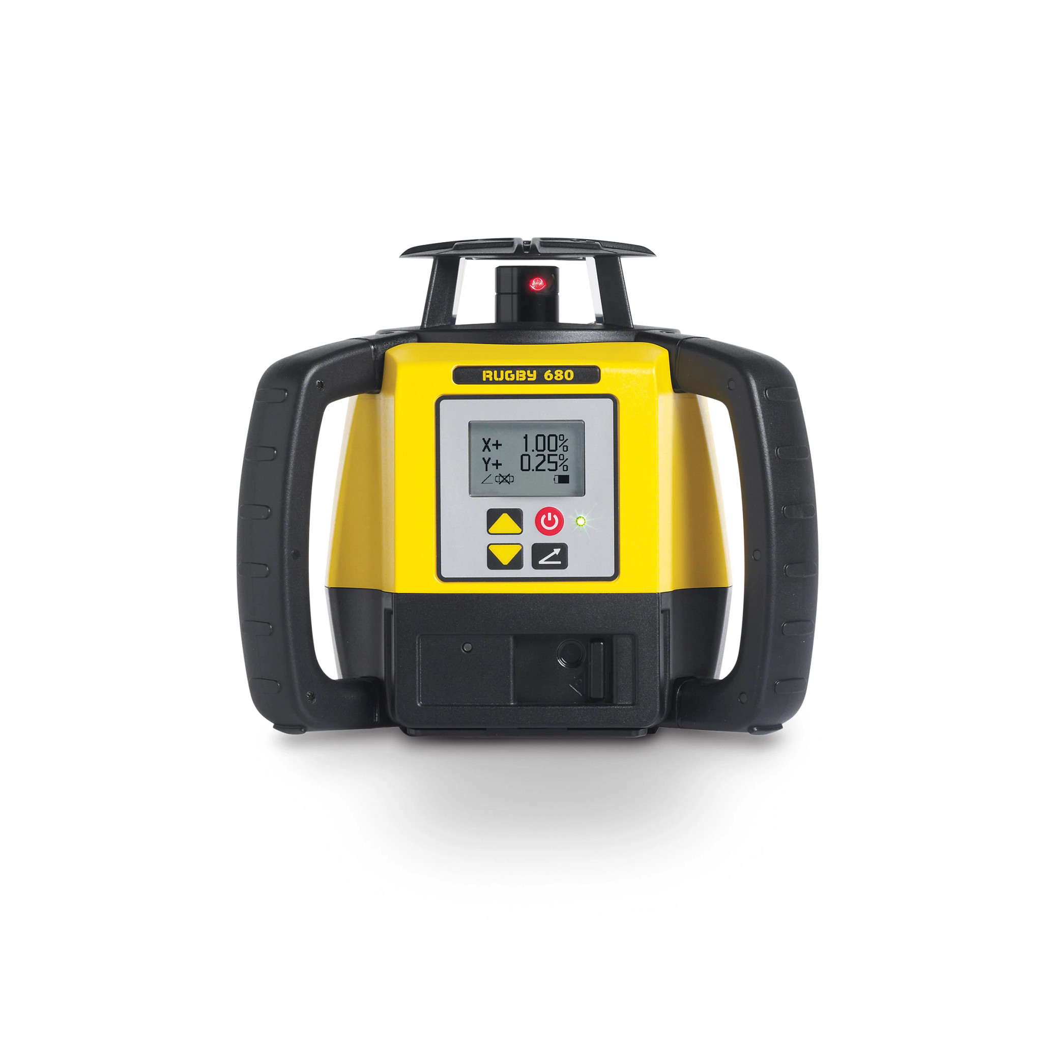 Leica Rugby 680 Construction Laser with Rod Eye 140 Laser Receiver - Alkaline | DEFAULT | US | EN