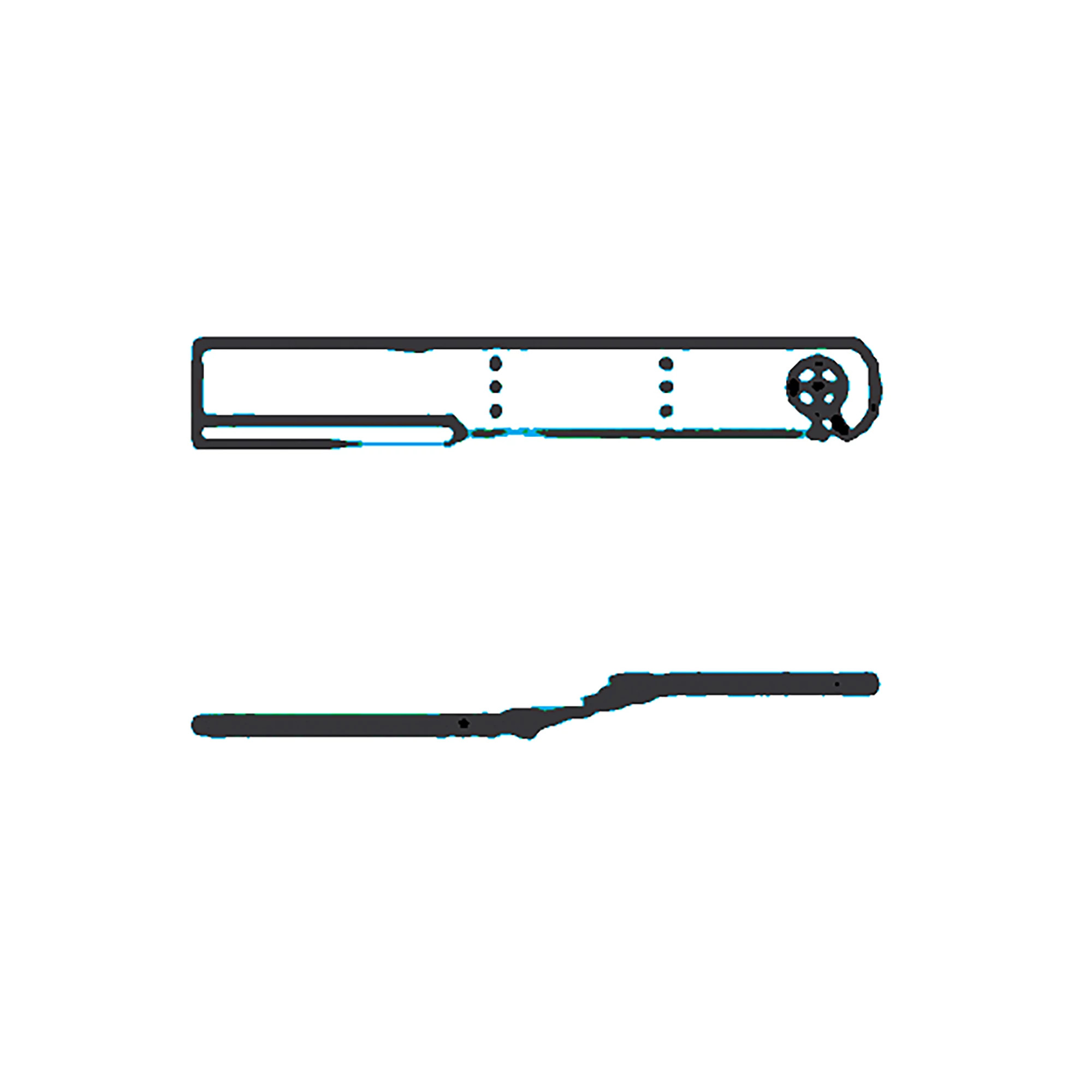 Rotary Cutter Blade - Offset Counterclockwise Lift - 160958FP