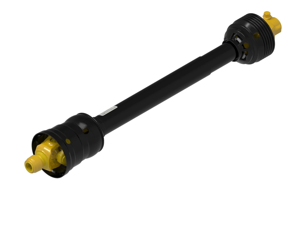 Arbre de transmission profilé à angle large CV de PdF modèles 6-80 et AW36-80 - Raccord de tracteur Auto-Lok avec alésage de 1 3/8 - 6 cannelures - Raccord d'outil à collier de serrage avec alésage de 1 3/4 - 20 cannelures | NEWHOLLANDAG | CA | EN