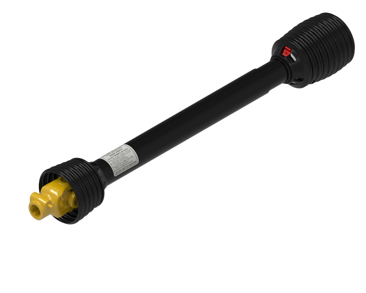 AB4 Series Profile PTO Drive Shaft - 1 3/8-6 Spline Bore Quick Disconnect Tractor Connection - Round Bore Pin Implement Connection | CASECE | CA | EN