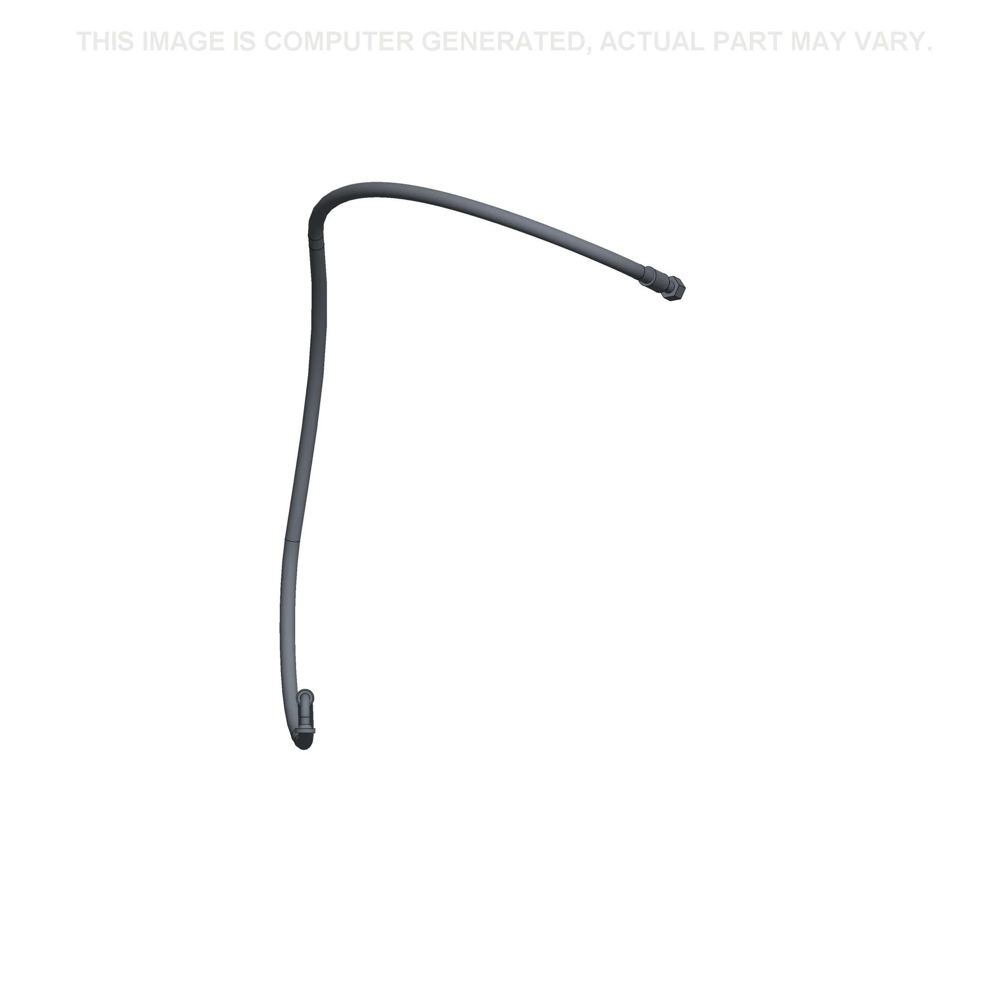 Upper Front Wheel Motor Port Hose - 19.05 mm ID x 2946.4 mm L