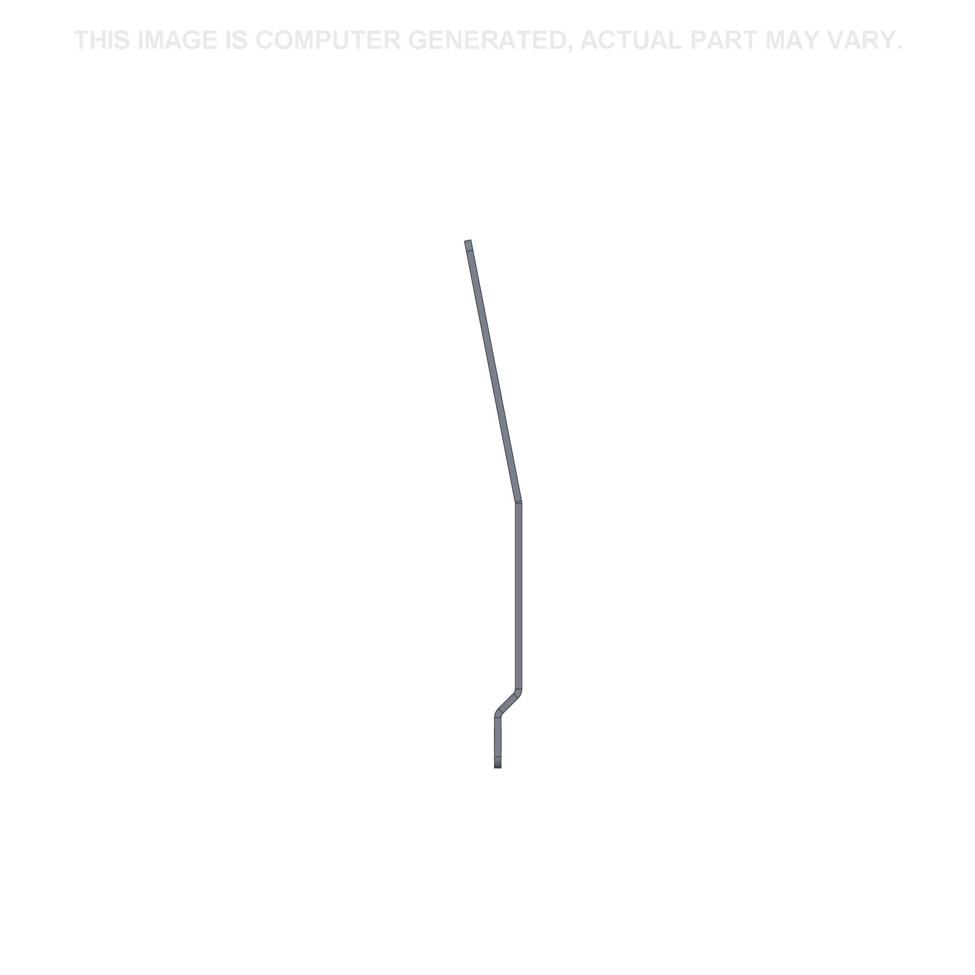 Placa de mola - lado direito - 238,9 mm L x 110,5 mm W x 26 mm H