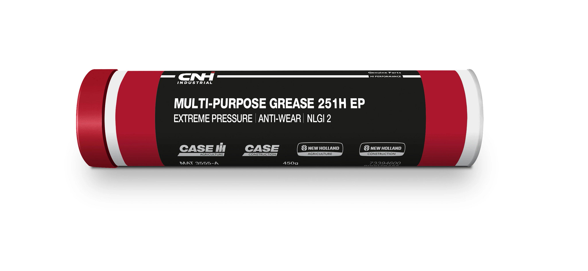 Multi-Purpose 251H EP Grease - Extreme Pressure/Anti-Wear - NLGI 2 - MAT 3555-A - 0.45 kg Tube | NEWHOLLANDAG | NZ | EN