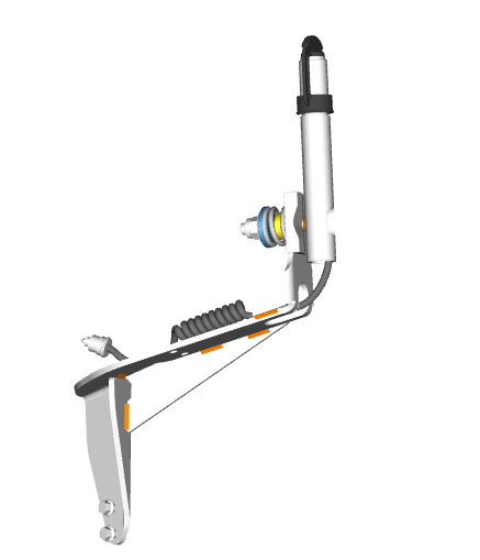 Giroscópio em LED - Condução do lado direito