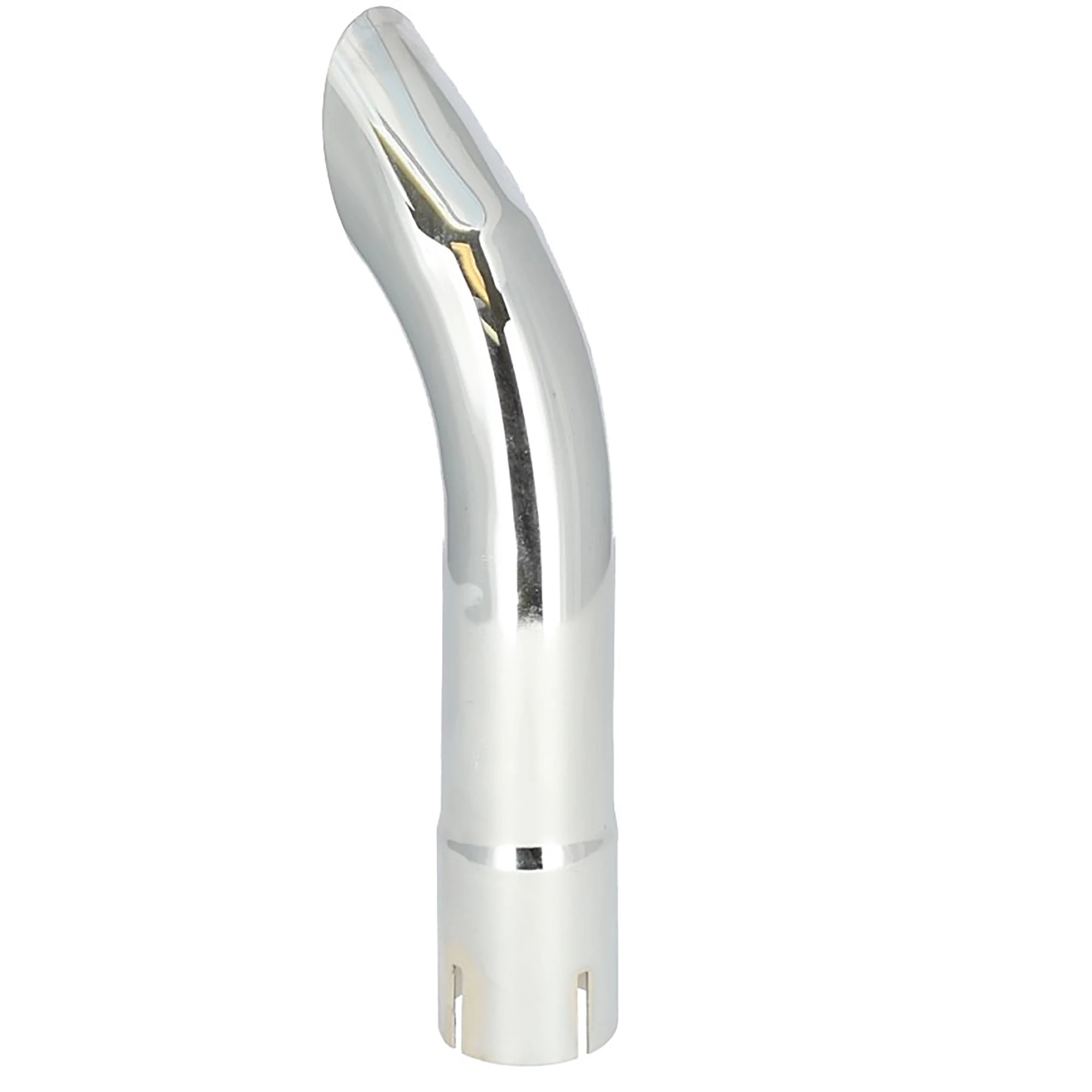 Tuyau d'échappement - Courbé chrome - 2&nbsp;po x 12&nbsp;po | CASECE | CA | FR