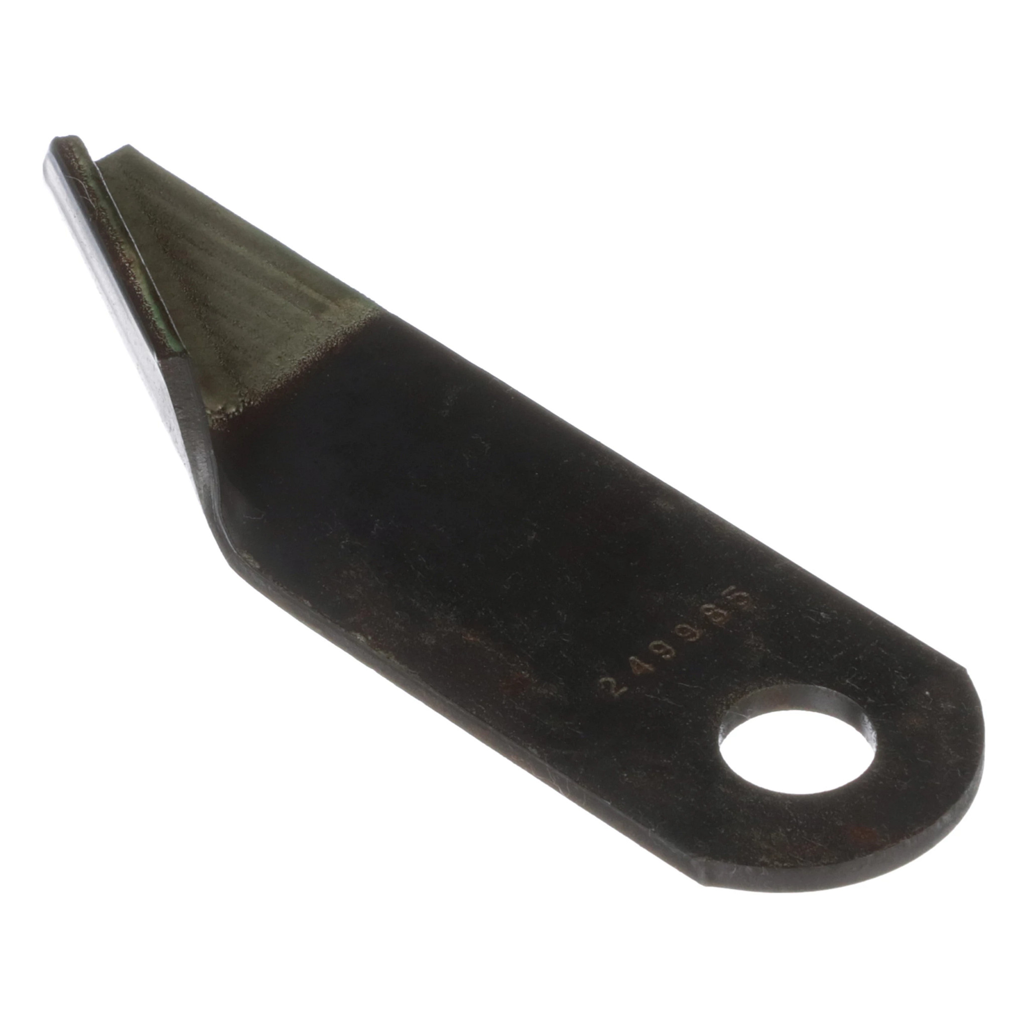 Faca picadora de palha - Faca curva - 173 mm C x 50,8 mm L x 4,76 mm Esp