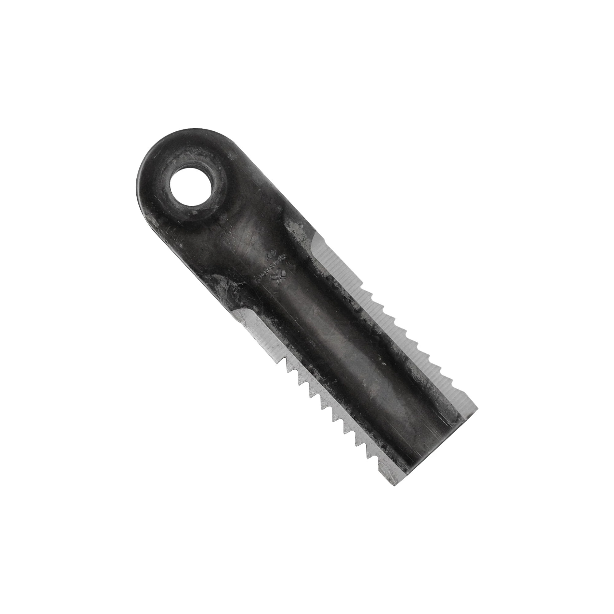 Faca do picador de palha - Serrilhada - 2 lados - 173 mm C x 50 mm L x 4 mm espessura