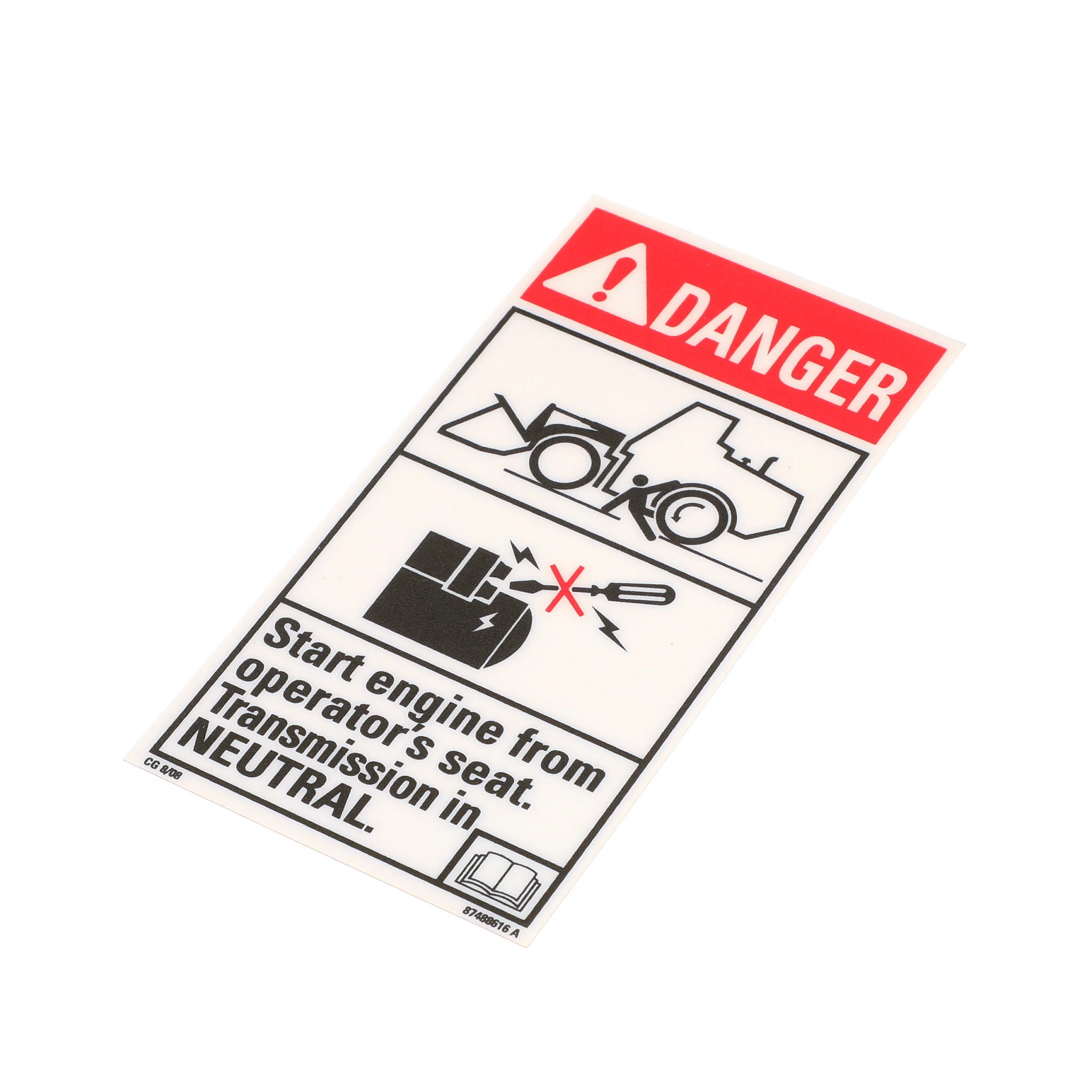 DÍSTICO DE PERIGO | NEWHOLLANDCE | BR | PT