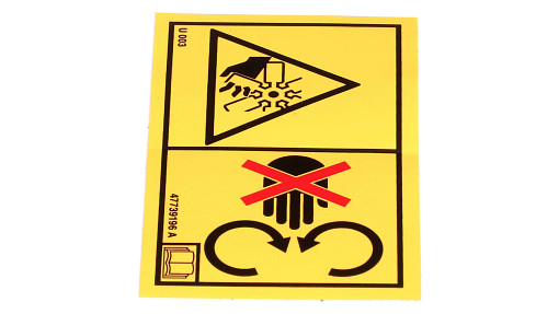 RÓTULO DE PRECAUCIÓN | NEWHOLLANDCE | EU | ES
