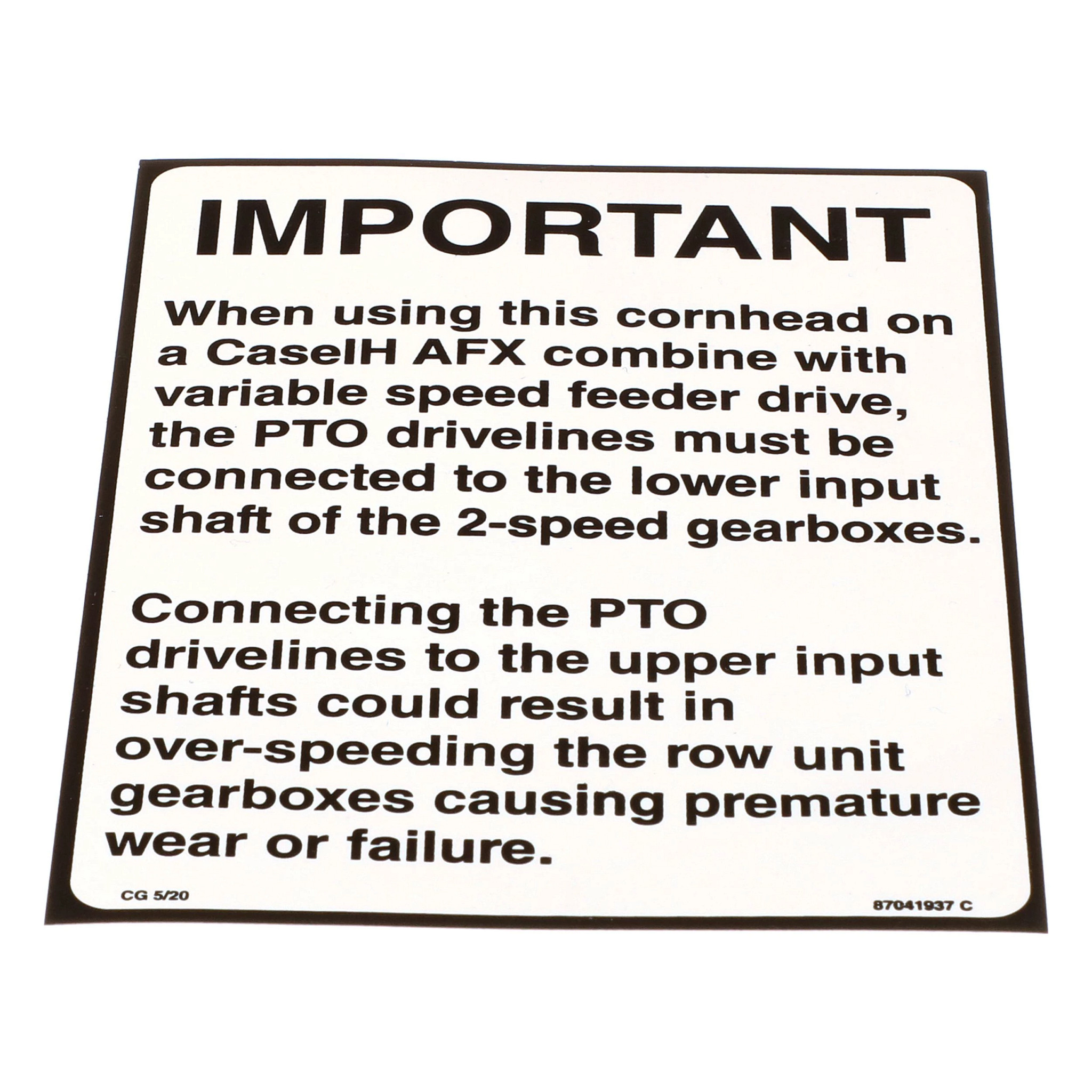 DECAL | CASEIH | IE | EN