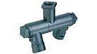 Quick TeeJet® QJ8600 Double Swivel Nozzle Body - 1/4